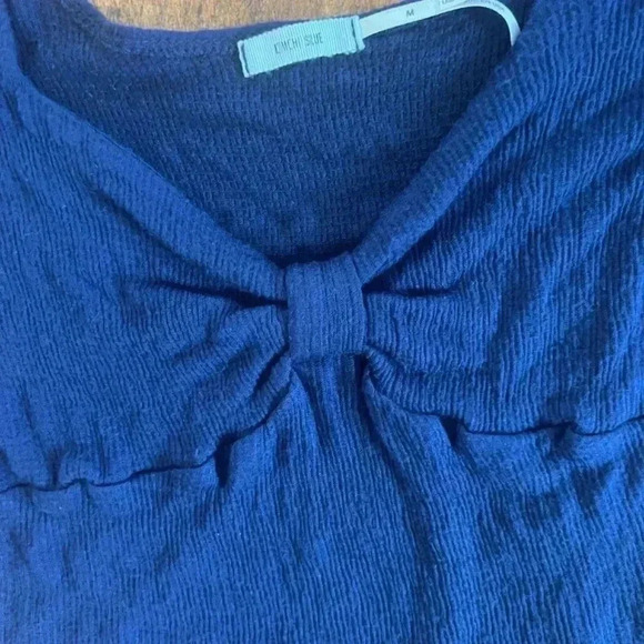 Kimchi Blue Navy Blue crop Top M NWOT - Picture 3 of 8